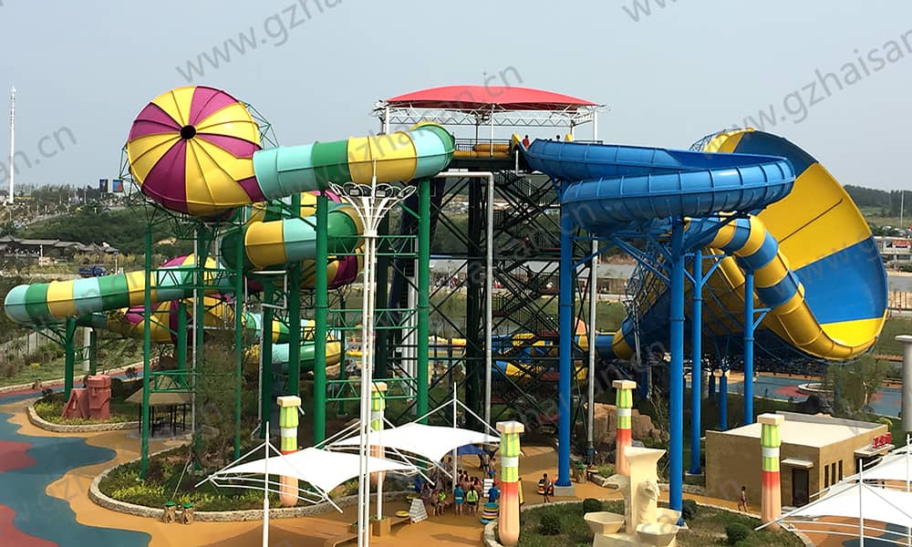 辽宁盖州亚特兰蒂斯海乐园大喇叭、暴风谷组合